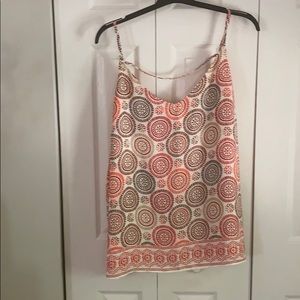 Medallion geometric print tank top